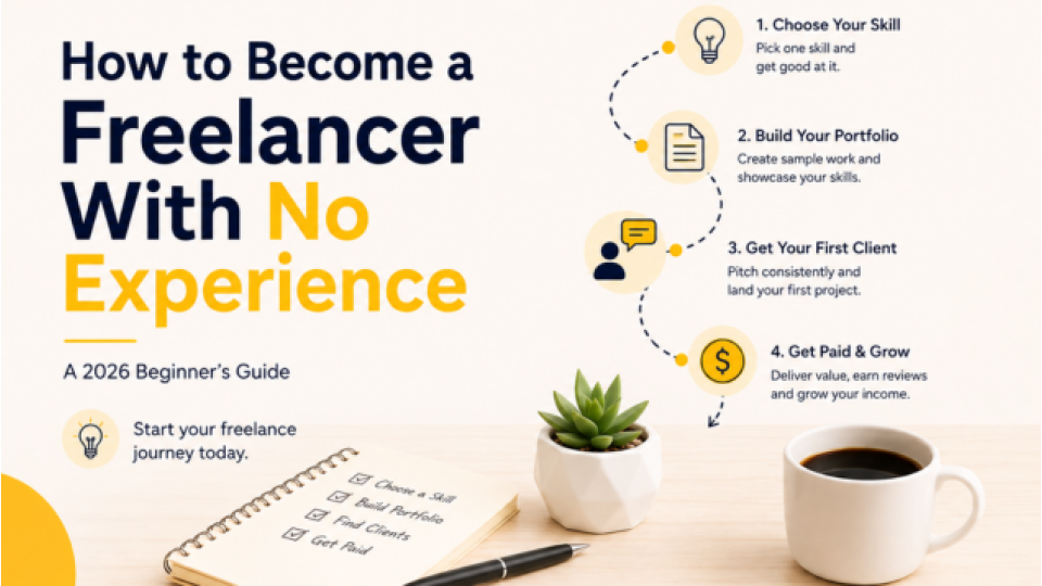How to Become a Freelancer With No Experience: A 2026 Beginner's Guide